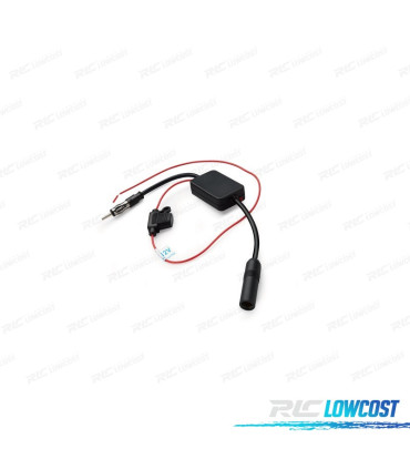 AMPLIFICADOR SEÑAL RADIO FM CONECTOR UNIVERSAL