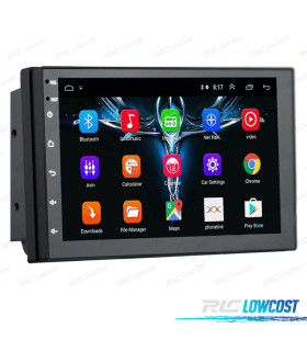 RADIO 9" GPS ANDROID 13 2DIN TÁCTIL BLUETOOTH USB SD