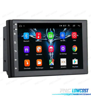 RADIO 9" GPS ANDROID 13 2DIN TÁCTIL BLUETOOTH USB SD