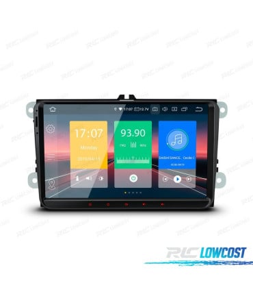RADIO GPS ANDROID 14 PARA VOLKSWAGEN VW SEAT SKODA LCD TACTIL