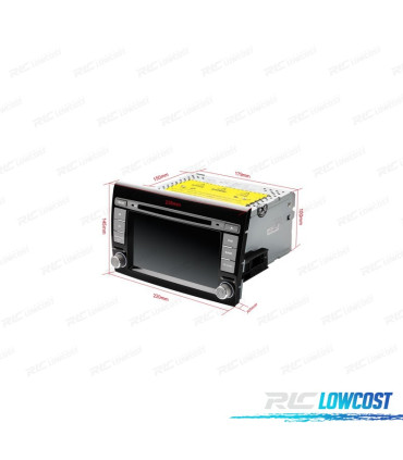 RADIO GPS ANDROID 11 PARA FIAT BRAVO 07-14 7"