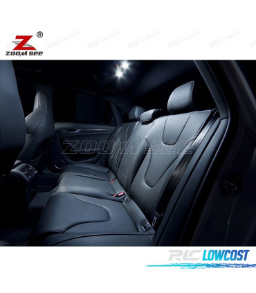 KIT 20 BOMBILLAS LED INTERIOR AUDI A4 S4 B8 QUATTRO AVANT