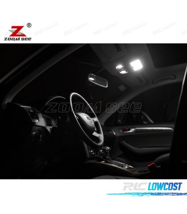 KIT 24 BOMBILLAS LED INTERIOR AUDI Q7 4L S LINE 2005 -2014