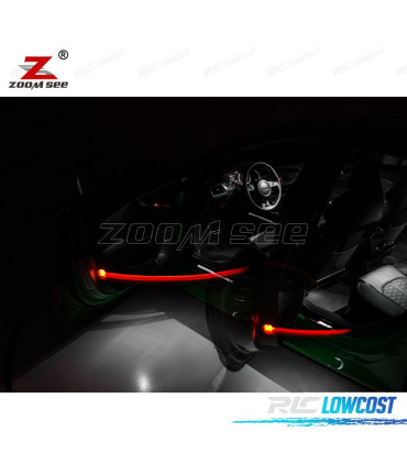 KIT 18 BOMBILLAS LED INTERIOR PARA AUDI A7 S7 RS7 SPORTBACK 2012 +