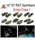 KIT 18 BOMBILLAS LED INTERIOR PARA AUDI A7 S7 RS7 SPORTBACK 2012 +