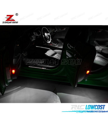 KIT 16 BOMBILLAS LED INTERIOR AUDI A7 S7 RS7 C7 QUATTRO 2011-2017