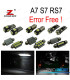 KIT 16 BOMBILLAS LED INTERIOR AUDI A7 S7 RS7 C7 QUATTRO 2011-2017