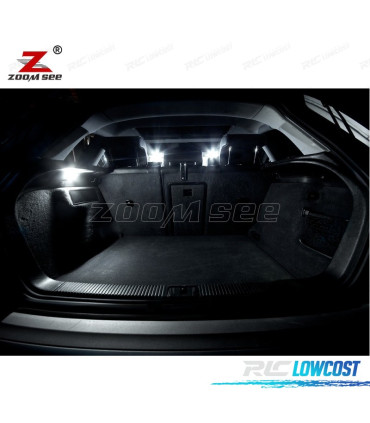 KIT 20 BOMBILLAS LED INTERIOR 2003-2013 AUDI A3 S3 8 P 3 PUERTA Y 5 PUERTA SPORTBACK
