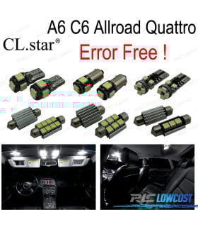 KIT 20 BOMBILLAS LED INTERIOR PARA AUDI A6 ALLROAD QUATTRO 2006-2011
