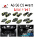 KIT 26 BOMBILLAS LED INTERIOR AUDI A6 S6 C5 AVANT WAGON 1998-2004