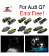 KIT 25 BOMBILLAS LED INTERIOR AUDI Q7 4L 2005-2014