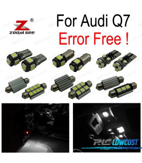 KIT 25 BOMBILLAS LED INTERIOR AUDI Q7 4L 2005-2014