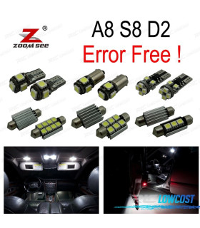 KIT 29 BOMBILLAS LED INTERIOR 1997-2002 AUDI A8 S8 D2