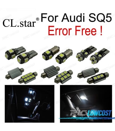 KIT 30 BOMBILLAS LED INTERIOR PARA AUDI SQ5 DEPORTE QUATTRO 2014-2016