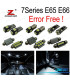 KIT 24 BOMBILLAS LED INTERIOR BMW 7 SERIE E65 E66 745I 745LI 750I 750LI 760I 760LI 2002-2008