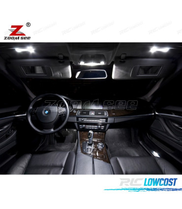 KIT 21 BOMBILLAS LED INTERIOR PARA BMW 5 SERIE F11 WAGON TOURING 520D 525D 530D 535D 528I 530I 535I 550I 2011 +