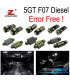 KIT 26 BOMBILLAS LED INTERIOR BMW SERIE 5 F07 5GT DIESEL 520D 530D 535D GT 535D XDRIVE 09-17