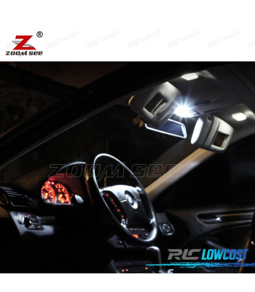 KIT 18 BOMBILLAS LED INTERIOR BMW SERIE 3 E46 COMPACTO 316TI 318TD 318TI 320TD 325TI 01-05
