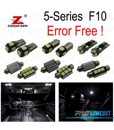 KIT 21 BOMBILLAS LED INTERIOR PARA BMW F10 528I 528I 535I 535I XDRIVE 550I 550I M5 2011 +