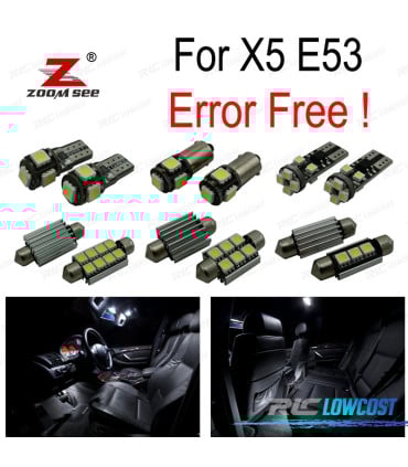 KIT 20 BOMBILLAS LED INTERIOR BMW X5 E53 2000-2006