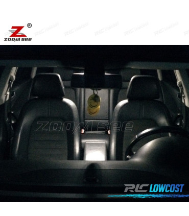 KIT 21 BOMBILLAS LED INTERIOR SKODA FABIA SEDAN SALÓN MK2 MKII 3T4 09-15