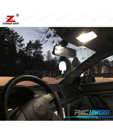 KIT 18 BOMBILLAS LED INTERIOR SKODA OCTAVIA 2 MK2 MKII 1Z5 COMBI RAÍCES WAGON 05-12