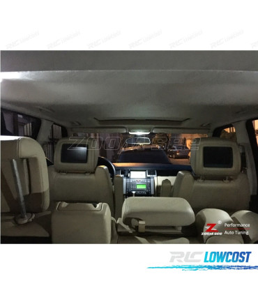 KIT 28 BOMBILLAS LED INTERIOR PARA LAND ROVER SPORT 05-13