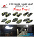 KIT 28 BOMBILLAS LED INTERIOR LAND ROVER SPORT 05-13