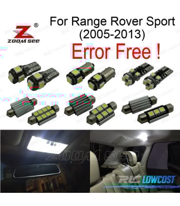 KIT 28 BOMBILLAS LED INTERIOR PARA LAND ROVER SPORT 05-13