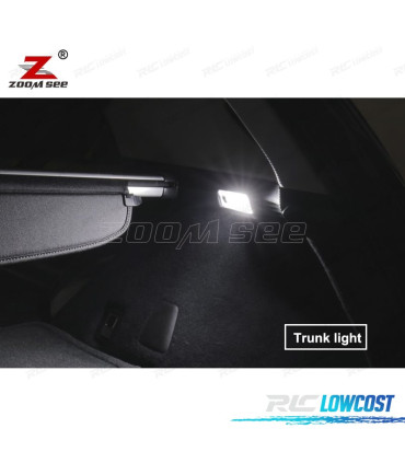 KIT 23 BOMBILLAS LED INTERIOR 06-14 RENAULT ESPACE 4 IV MK4