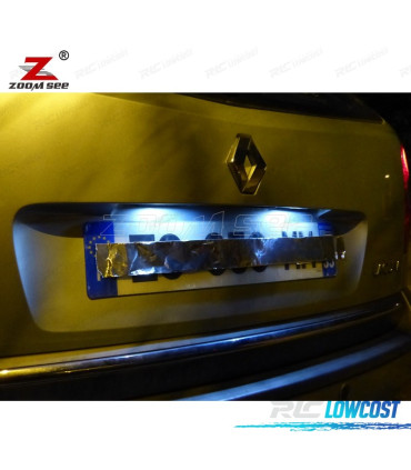 KIT 18 BOMBILLAS LED INTERIOR 2001-2007 PARA RENAULT LAGUNA TOURER II 2 MK2