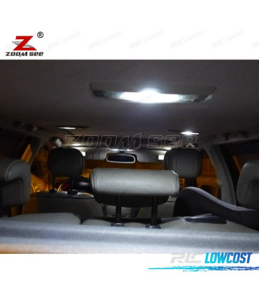 KIT 18 BOMBILLAS LED INTERIOR 2001-2007 PARA RENAULT LAGUNA TOURER II 2 MK2