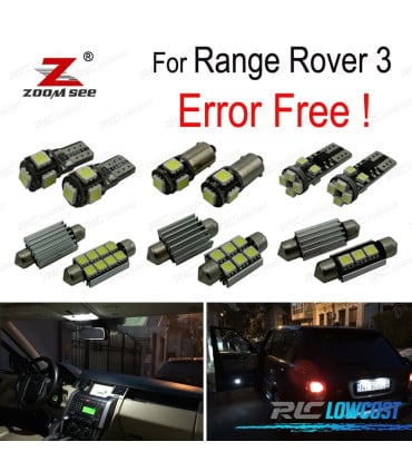 KIT 22 BOMBILLAS LED INTERIOR LAND ROVER 3 06-12