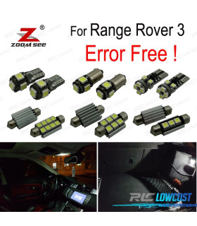 KIT 23 BOMBILLAS LED INTERIOR LAND ROVER 3 02-05