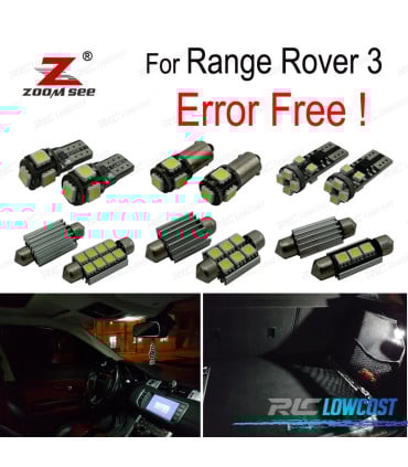 KIT 23 BOMBILLAS LED INTERIOR LAND ROVER 3 02-05