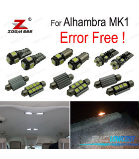 KIT 23 BOMBILLAS LED INTERIOR ALHAMBRA MK1 7 V 8 7V9 2001-2010