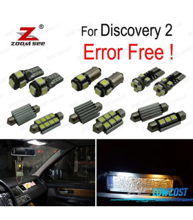 KIT 17 BOMBILLAS LED INTERIOR LAND ROVER DISCOVERY 2 98-04