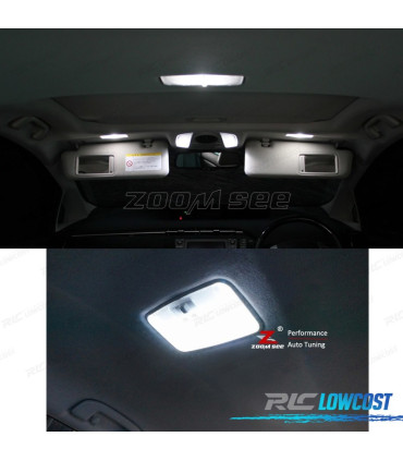 KIT 14 BOMBILLAS LED INTERIOR TOYOTA PRIUS ZVW50 ZVW51 ZVW55 16-
