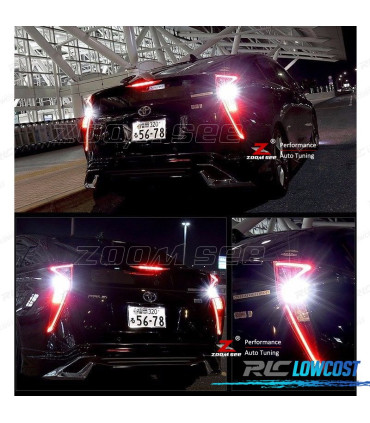 KIT 14 BOMBILLAS LED INTERIOR TOYOTA PRIUS ZVW50 ZVW51 ZVW55 16-