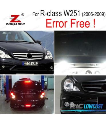 KIT 23 BOMBILLAS LED INTERIOR MERCEDES CLASE S W220 S500 S600 S55AMG S63AMG S65AMG 99-05