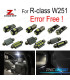 KIT 22 BOMBILLAS LED INTERIOR MERCEDES CLASE R W251 R320 R350 R500 06-14