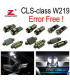 KIT 23 BOMBILLAS LED INTERIOR MERCEDES CLS W219 CLS500 CLS550 CLS55 AMG CLS63 AMG 06-10