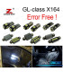 KIT 26 BOMBILLAS LED INTERIOR PARA MERCEDES GL CLASE X164 GL320 GL350 GL420 GL450 GL500 06-12