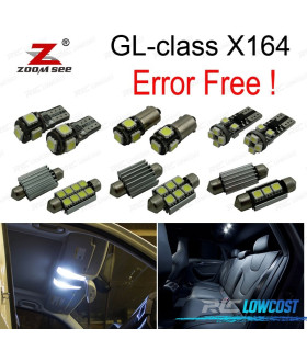 KIT 26 BOMBILLAS LED INTERIOR PARA MERCEDES GL CLASE X164 GL320 GL350 GL420 GL450 GL500 06-12