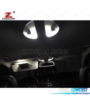 KIT 19 BOMBILLAS LED INTERIOR PARA MERCEDES E CLASE W210 SEDAN E220 E240 E270 E300 E320 E420 E320 E430 E55AMG