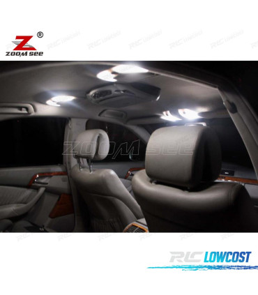 KIT 22 BOMBILLAS LED INTERIOR PARA MERCEDES CLASE S W220 S320 S350 S400 S420 S430 1999-2005