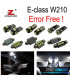 KIT 19 BOMBILLAS LED INTERIOR MERCEDES CLASE E W210 SEDAN E200 E300 E420 E320 E430 95-02