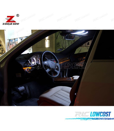 KIT 19 BOMBILLAS LED INTERIOR MERCEDES E CLASE W210 E420 E320 95-01