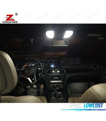 KIT 26 BOMBILLAS LED INTERIOR PARA MERCEDES E CLASE S212 ESTATE WAGON E200 E250 E300 E350 E400 E500 E550 E63 AMG 10