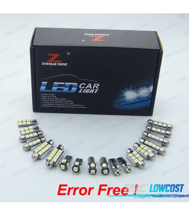 KIT 26 BOMBILLAS LED INTERIOR PARA MERCEDES E CLASE S212 ESTATE WAGON E200 E250 E300 E350 E400 E500 E550 E63 AMG 10